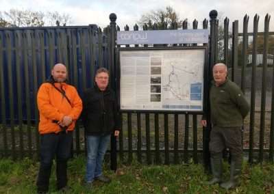 Clifford Reid, Liam O'Brien and Paddy Gardiner at Fenniscourt